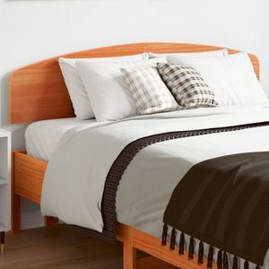 vidaXL Tăblie de pat, maro ceruit, 120 cm, lemn masiv de pin imagine