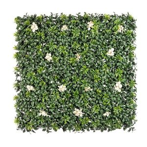 Panou verde artificial / gradina verticala artificiala Synthetic Wall W-Flowers, Bizzotto, 100x100 cm, verde imagine