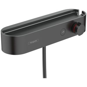 Baterie dus termostatata Hansgrohe ShowerTablet Select 400 negru mat imagine
