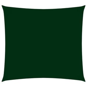 vidaXL Parasolar, verde închis, 3, 6x3, 6 m, țesătură oxford, pătrat imagine