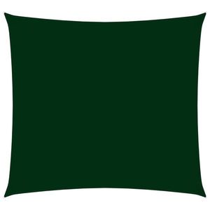vidaXL Parasolar, verde închis, 2, 5x2, 5 m, țesătură oxford, pătrat imagine