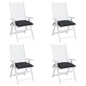vidaXL Perne de scaun, 4 buc., negru, 50x50x7 cm, textil oxford imagine
