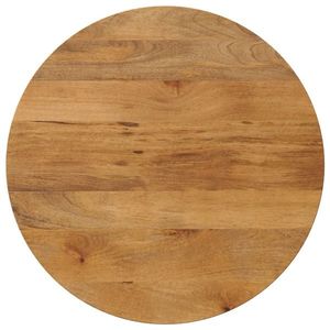 vidaXL Blat de masă rotund, Ø 90x2, 5 cm, lemn masiv de mango brut imagine