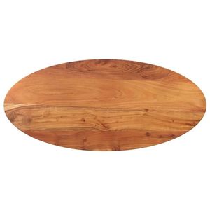 vidaXL Blat de masă oval, 110x50x3, 8 cm, lemn masiv de acacia imagine