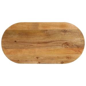 vidaXL Blat de masă oval, 100x40x2, 5 cm, lemn masiv de mango imagine