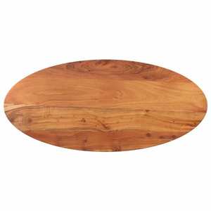 vidaXL Blat de masă oval, 80x40x2, 5 cm, lemn masiv de acacia imagine