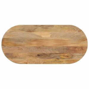 vidaXL Blat de masă oval, 120x60x2, 5 cm, lemn masiv de mango imagine