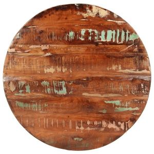vidaXL Blat de masă rotund, Ø 70x1, 5 cm, lemn masiv reciclat imagine