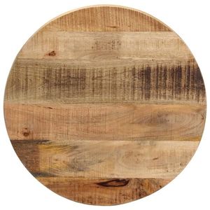 vidaXL Blat de masă rotund, Ø 40x1, 5 cm, lemn masiv de mango brut imagine
