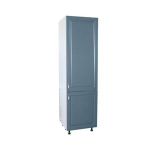 Corp pentru frigider incorporabil Zebra MDF albastru drept imagine