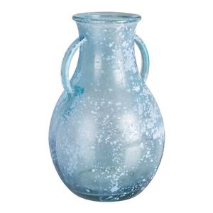 Vaza Arleen, Bizzotto, Ø20x32 cm, sticla reciclata, albastru imagine