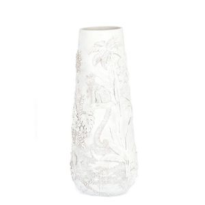 Vaza Bangli, Bizzotto, Ø 34.5 x 82.5 cm, polirasina, alb imagine
