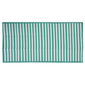 Patura pentru picnic Stripes, pliabila, 90x180 cm, polipropilena, turcoaz imagine