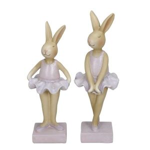 Statueta Dancing Bunny mov 7x18/19.5 cm - modele diverse imagine