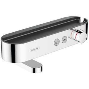 Baterie cada termostatata Hansgrohe ShowerTablet Select 400 cu pipa rotativa crom imagine