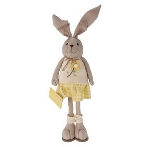 Statueta iepure fetita Joyfull Bunny 20x82 cm imagine