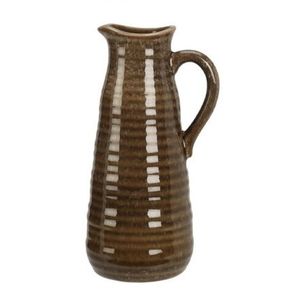 Vaza Nora din ceramica maro 12.5x10.5x24 cm imagine