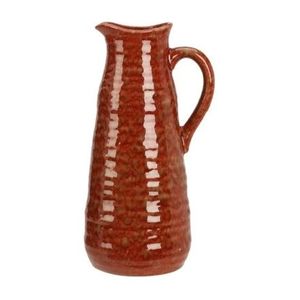 Vaza Nora din ceramica caramizie 12.5x10.5x24 cm imagine