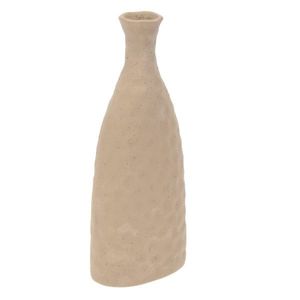 Vaza Serenity din ceramica bej 10x7x26 cm imagine