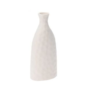 Vaza Serenity din ceramica alb 13x7x18 cm imagine