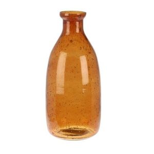 Vaza Amari din sticla maro 11x23.5 cm imagine