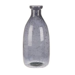 Vaza Amari din sticla gri 11x23.5 cm imagine