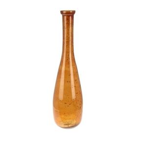 Vaza Amari din sticla maro 10x40 cm imagine