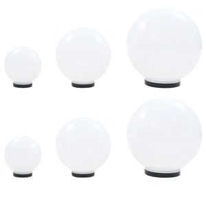 vidaXL Set lămpi glob cu LED, 6 buc., 20/30/40 cm, PMMA, sferic imagine