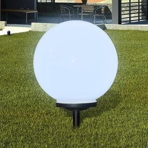 vidaXL Lampă de exterior pentru alei LED, 40 cm, cu țăruș de sol imagine