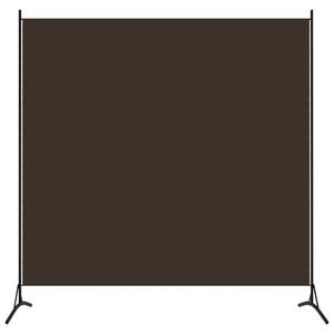 vidaXL Separator de cameră, maro, 175x180 cm, textil imagine