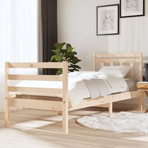 vidaXL Cadru de pat, 90x200 cm, lemn masiv imagine