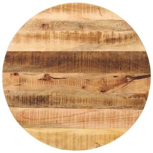 vidaXL Blat de masă rotund, Ø 80x1, 5 cm, lemn masiv de mango brut imagine