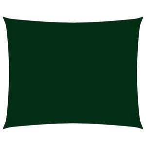 vidaXL Parasolar verde închis 2x3, 5 m țesătură oxford dreptunghiular imagine