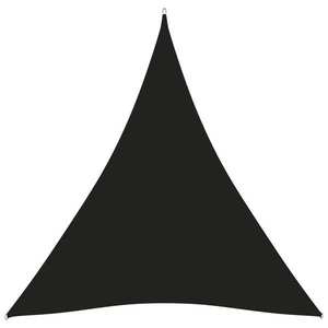 vidaXL Parasolar, negru, 3x4x4 m, țesătură oxford, triunghiular imagine