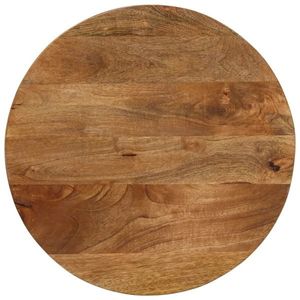 vidaXL Blat de masă rotund, Ø 60x3, 8 cm, lemn masiv de mango brut imagine