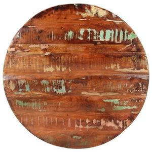 vidaXL Blat de masă rotund, Ø 80x2, 5 cm, lemn masiv reciclat imagine