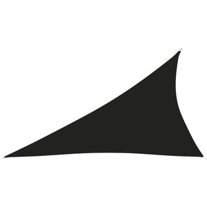 vidaXL Parasolar, negru, 4x5x6, 4 m, țesătură oxford, triunghiular imagine