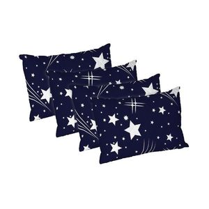 Set 4 perne Estrellas, microfibra matlasata, 50x70 cm imagine
