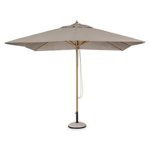 Umbrela pentru gradina/terasa Eclipse, Bizzotto, 300 x 300 x 260 cm, stalp 20 x 30 mm, aluminiu/poliester, grej imagine