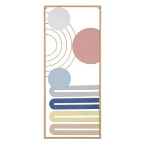 Decoratiune de perete Colorful -B, Mauro Ferretti, 37.5x84 cm, fier, multicolor imagine