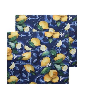 Set 2 suporturi pentru farfurie Citrus, Andrea Fontebasso, 35x50 cm, bumbac, multicolor imagine