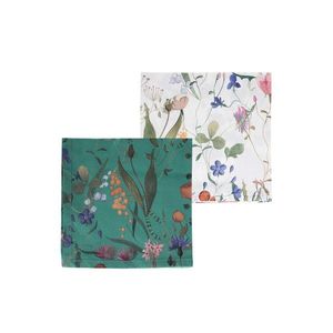 Set 2 servete masa Flora, Andrea Fontebasso, 40x40 cm, bumbac, multicolor imagine