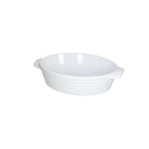 Tava de copt Pl-Cook Rings, Tognana Porcellane, 28.3x17.8 cm, ceramica, alb imagine