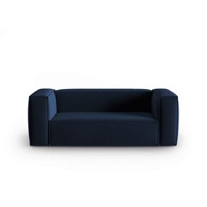 Canapea 2 locuri, Mackay, Cosmopolitan Design, 150x94x73 cm, catifea, albastru imagine