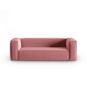 Canapea 3 locuri, Mackay, Cosmopolitan Design, 200x94x73 cm, catifea, roz somon imagine
