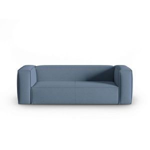 Canapea 3 locuri, Mackay, Cosmopolitan Design, 200x94x73 cm, catifea tricotata, albastru jeans imagine