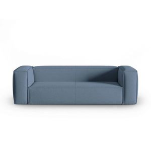 Canapea 4 locuri, Mackay, Cosmopolitan Design, 230x94x73 cm, catifea tricotata, albastru jeans imagine