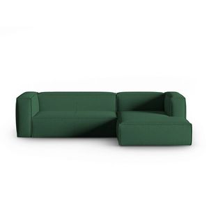 Coltar dreapta 4 locuri, Mackay, Cosmopolitan Design, 282x166x73 cm, catifea tricotata, verde imagine