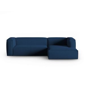 Coltar dreapta 4 locuri, Mackay, Cosmopolitan Design, 282x166x73 cm, catifea tricotata, albastru inchis imagine