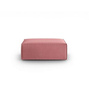 Taburet, Mackay, Cosmopolitan Design, 100x69x40 cm, catifea, roz somon imagine